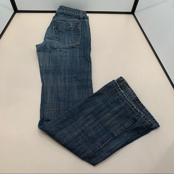 Joe's Jeans Jeans Mid Rise Medium Wash Flare IGGY 25 (See Pics) - Picture 1 of 12